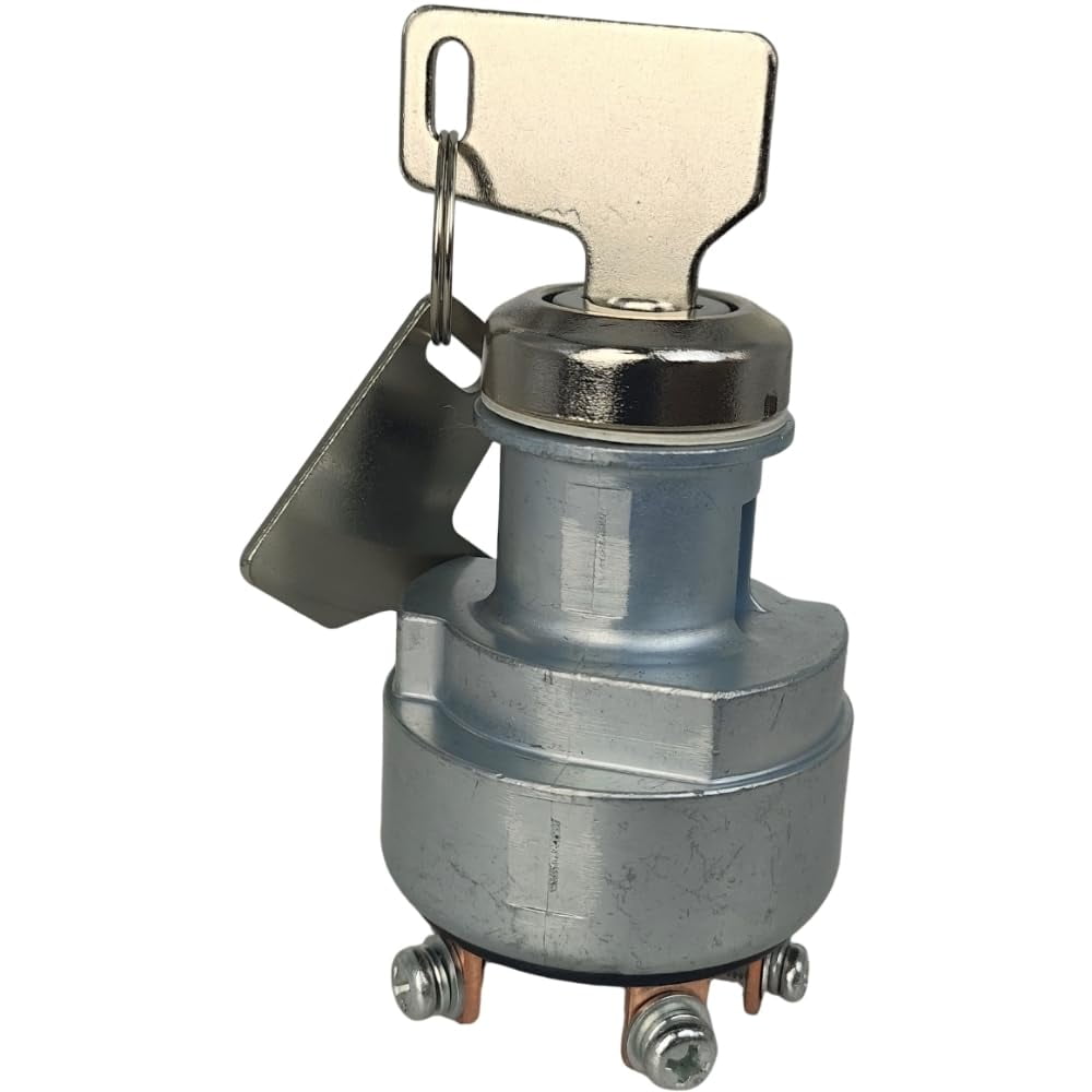 Ignition Switch w/ 301 Key 933110-00100 933110-00200 Compatible with Yanmar Excavator C50R C60R C80R B08-3 C50R C60R C80R Engine 3TNV76 3TNV76-NBK 3TNE74 3TNE74-G1A