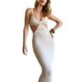thumbnail image 2 of SUNSIOM Women?s Solid Color Hollow Backless Tight Suspender Long Dress, 2 of 7