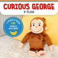 thumbnail image 4 of Jouets en peluche de Kids Preferred Curious George singe 8 pouces, 4 of 5