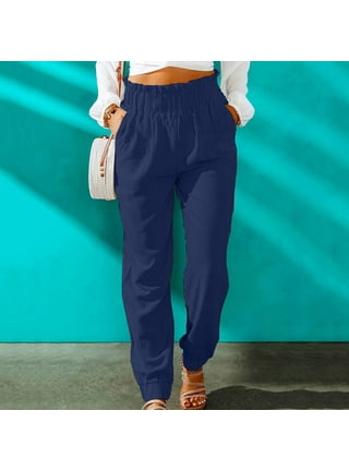 Cathery Women's Parachute Pants Cargo Trousers Elastic Waist Wide Leg Track  Pants Y2k Clothing 