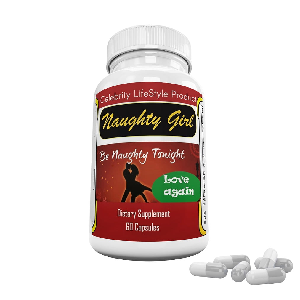 Naughty Girl Red Female Libido Pills with Horny Goat Weed, Sexual Enhancement, Mood Support 60 Count