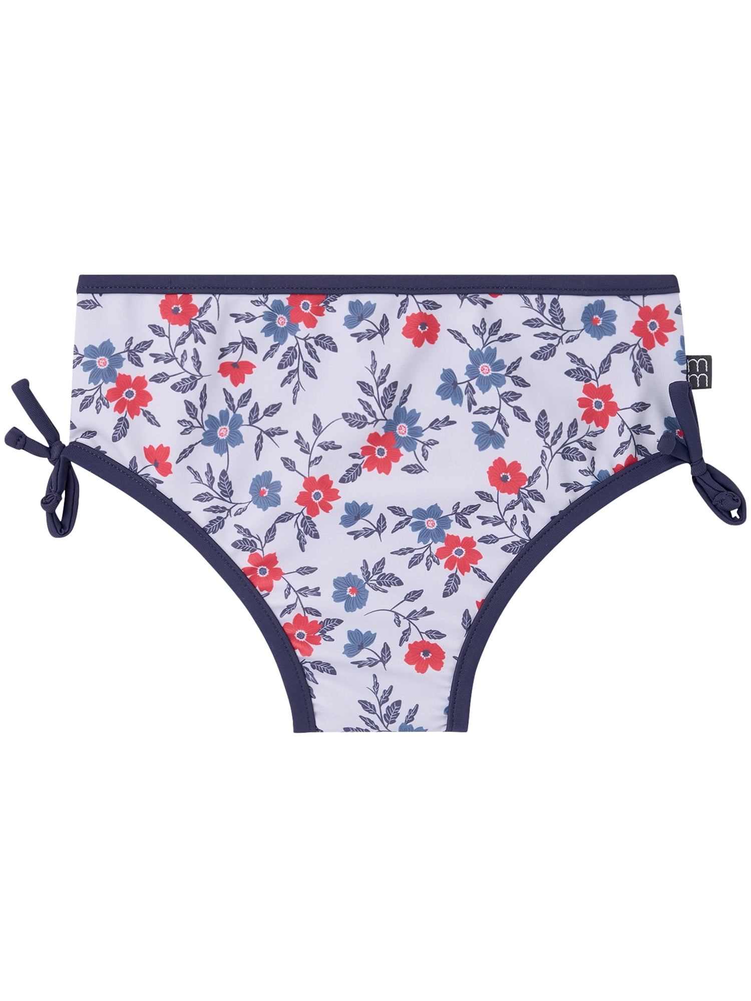 Modern Moments by Gerber Toddler Girl Two- Piece Swimsuit with Double Ruffle, Sizes 12M-5T