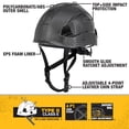 thumbnail image 2 of Casco de seguridad DEWALT DPG22 tipo II Clase E Ratcheting Slate, 2 of 6