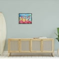 thumbnail image 2 of Stupell Industries Flamingo Girlfriends Tropical Coast Graphic Art Luster Gray Floating Framed Canvas Print Wall Art, Design by Paul Brent, 2 of 6