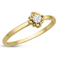 thumbnail image 2 of SuperJeweler Vintage Diamond Promise Ring In Yellow Gold For Women, 2 of 6