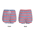 thumbnail image 3 of KLL Stars And Stripes Pattern Shorts Women,Athletic Shorts High Waisted Running Shorts Pocket Sporty Short Gym Elastic Workout Shorts-Small, 3 of 7