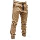 thumbnail image 4 of ICHUANYI Clearance Men Sweatpants Slacks Casual Elastic Joggings Sport Solid Baggy Pockets Trousers(Khaki, L) Ichuanyi Ichuanyi, 4 of 7