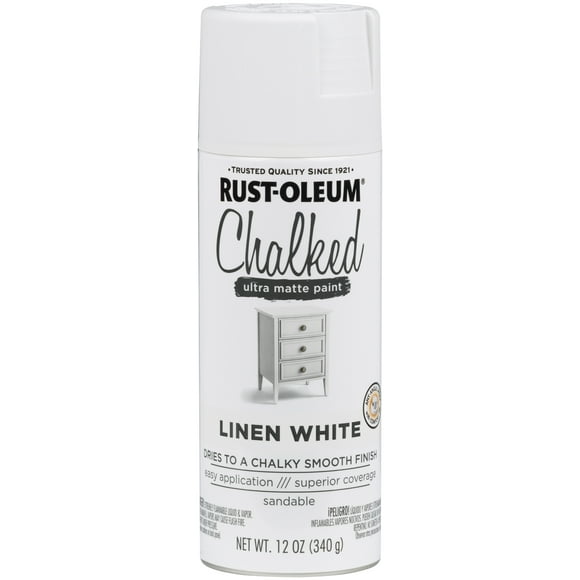 Rust-Oleum Chalked Matte Spray Paint 12oz-Linen White