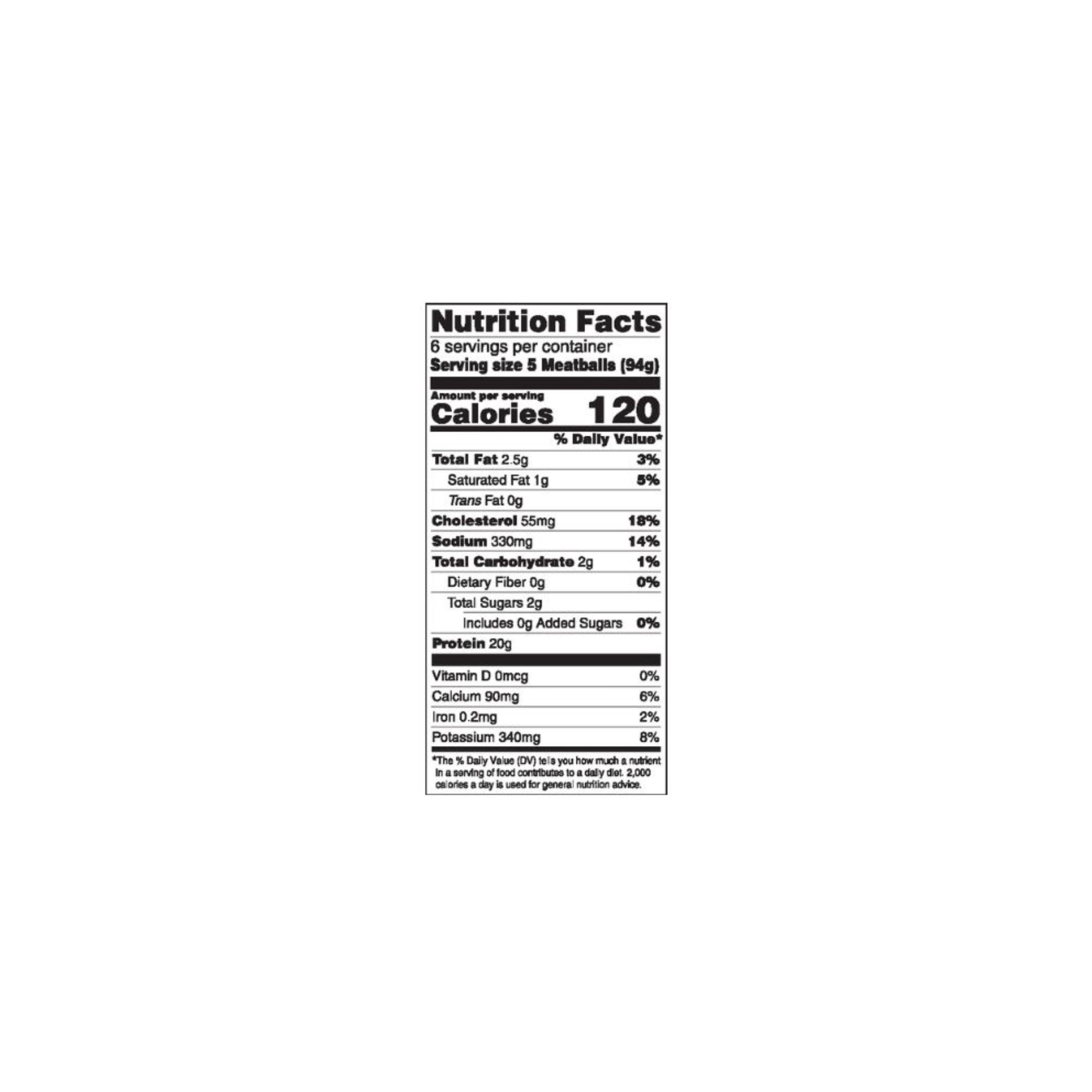 Real Good Foods Co. Gluten-Free Homestyle Chicken Meatballs, 20oz Bag (Frozen)