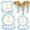 Blue, variant on Communion Decorations – Includes 9" & 7" Plates, Napkins, Cups, Cutlery, Serves 25, for First Holy Communion, Baptism, Primera Comunion Party, Available in Pink, Blue, or Green
