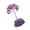 Amethyst, variant on Yihuala Natural Gemstones Seven Crystal Gravels Money Trees with Agates Base Healings Stone Luckys Trees Wedding Home Decoration
