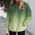 thumbnail image 2 of GEWSEY Womens Neon Print Oversized Hoodies Drawstring Pullover Sweatshirt Trendy Sweater Tops Fall Fashion Clothes (Light Green, M), 2 of 6