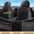 thumbnail image 2 of Car Seat Cover for Nissan Rogue 2026, Red Car Seat Covers, Premium Leather 5 Seats Full Set Waterproof Suitable for All Seasons, Protect Car Seats, 2 of 9