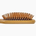 thumbnail image 5 of Doggy Style Large Bamboo Dog Grooming Brush for Medium & Large Dogs, Wooden Pin Bristles, Ergonomic Handle, Deshedding & Detangling Brush, 5 of 8