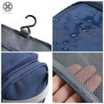 thumbnail image 3 of Luxtrada Cosmetic Bag Makeup Storage Case Hanging Travel Toiletry Bag Organizer Storage Bag (Gray), 3 of 9