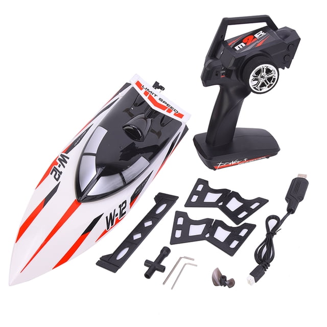 Barco teledirigido de alta simulación, modelo de barco inalámbrico de alta velocidad 2,4G RC para WLtoys WL912-A