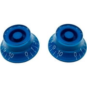 AxLabs Bell Knob (Black Lettering) - 2 Pack Blue