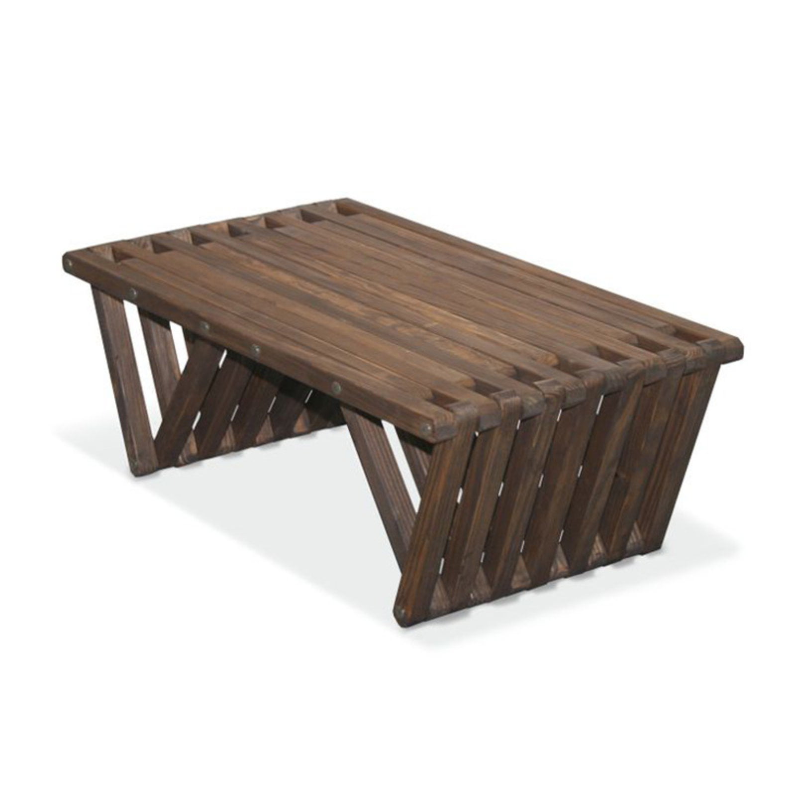 GloDea Xquare X36 Wooden Patio Coffee Table