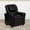 Black LeatherSoft, variant on BizChair Contemporary Black LeatherSoft Kids Recliner with Cup Holder and Headrest