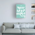 thumbnail image 2 of Canvas Wall Art - Treechild 'Never Stop Exploring' Wall Art for Living Room, Bedroom, or Office D?cor by Trademark Fine Art - 16 x 24 Inches, 2 of 4