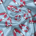 thumbnail image 5 of Ambesonne Aqua Blue Valance Pack of 2, Ocean Swimming, 42"X12", Pale Blue Pink White, 5 of 5