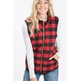 thumbnail image 6 of The Kassidy - Women's Black & Red Fleece Vest, 6 of 6