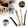 thumbnail image 1 of Oleegame 1PC Cleaning Brush Coffee Brush Set Brush Kit Include Wooden Coffee Grinder Machine Cleaning Brush And Nylon Brush For Coffee Machine Group Head Yellow, 1 of 9