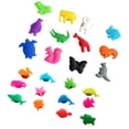 thumbnail image 3 of 24 piezas de silicona marcadores de copa de vino animales marinos y animales terrestres identificador de vino signo de copa para beber, 3 of 5