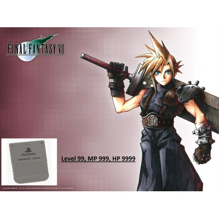Image of Ultimate Final Fantasy memory card Save for PlayStation 1 PS1 FF1 FF2 FFIV FFVII -PREOWNED