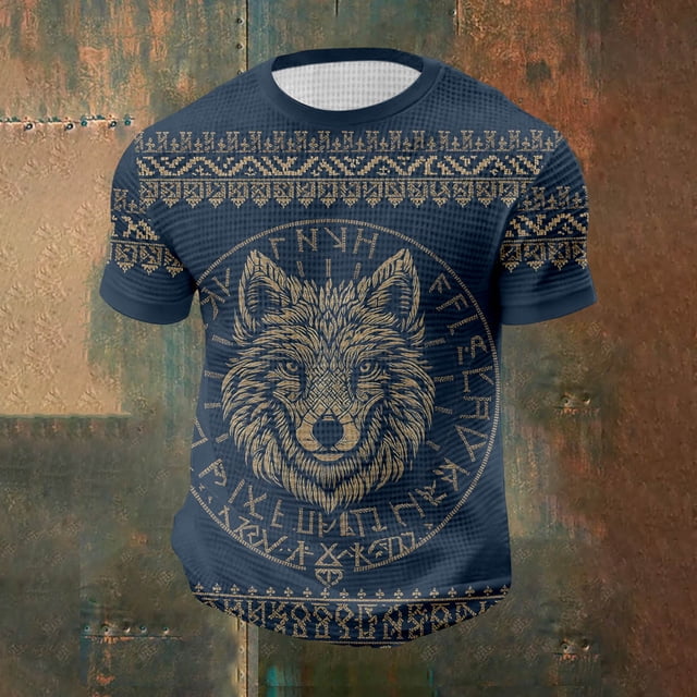 Breathable Knit Print T Shirt For Everyday Comfort And Tech Performance Men’s Daily Wear Modern Fit Tee