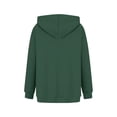 thumbnail image 4 of Mode Quotidienne des Femmes Sweat-Shirts Décontractés à Col Rond à Manches Longues Sweat-Shirts de Couleur Unie Café L, 4 of 5