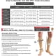 thumbnail image 2 of 30-40 Mmhg Compression Stockings For Men And Women, Knee High Length, Open Toe, Black, Small, 2 of 5