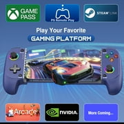 Beboncool Mobile Game Controller for iOS Android, Hall Effect Joystick, RGB Light, Turbo, Dual Vibration, 8H Battery