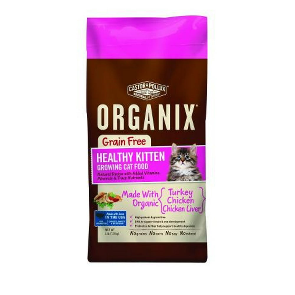 Castor & Pollux Organix GrainFree Healthy Kitten Recipe Dry Cat Food