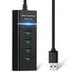 thumbnail image 1 of Hub USB 3.0 Sendowtek Negro SuperSpeed 5Gbps 4 Puertos para Multi Splitter Universal Compatible con, 1 of 9