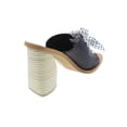 thumbnail image 2 of Dolce Vita Womens Amber Leather Open Toe Heels, 2 of 2