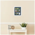 thumbnail image 2 of ArtToFrames Collage Photo Picture Frame with 9 - 2x3" Openings, Framed in White with Delft Blue and Black Mats (CDM-3966-78), 2 of 8