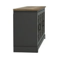 thumbnail image 4 of Raccon 68.2 in. Black with Knotty Oak Wide TV Stand Fits TV's up to 75 in., 4 of 6
