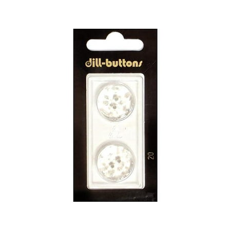 Jhb Buttons - Dill Buttons 20mm 2pc Shank Transp