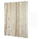 thumbnail image 4 of Cortina de ducha con 12 ganchos, 180 x 180 cm, para baño de hotel Beige, 4 of 9