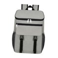 thumbnail image 4 of Insulated Backpack Bag Men Women Adults Portable Beach Thermal Bag for Work Lunch Park Fishing Day Trips Beach Travel Gray, 4 of 8