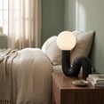 thumbnail image 5 of LittleGlovo Minimalist Sculptural Table Lamp Soft Glow Globe Light for Contemporary Home Decor, 5 of 18