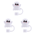 thumbnail image 1 of Paja Lindas Halloween Silicona Adornos 10 Mm para 30/40 OZ () Blanco, 1 of 9
