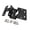 Black, variant on 270° Full Rotation Metal Institutional Hinge Five Knuckles Hinge with Mounting Screws for Hospitals, Schools, Offices