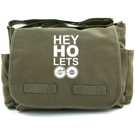 Hey Ho Lets Go Pokemon Go Plus Canvas Messenger Shoulder (Best Leather Messenger Bag Brands)
