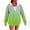 Mint Green-Inverlee Sweatshirt, variant on Women's Ombre Gradient Zip Up Long Sleeve Hooded Jackets Streetwear Drawstring Lightweight Oversized Cardigans Daily Walking Windproof Loose Outwears Wine (S-XXL)
