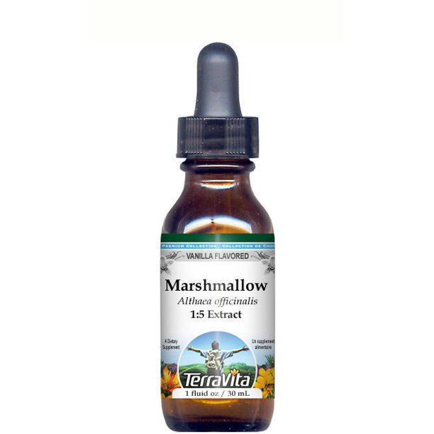 TerraVita Marshmallow Root Glycerite Liquid Extract (15) Vanilla