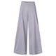 thumbnail image 4 of Pantalones de mujer de cintura alta y pierna ancha - Pantalones informales con cintura elástica - Bolsillos cómodos y corte holgado - Ropa de verano de poliéster, 4 of 5