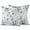 SpringGreen SlateBlue, variant on Leaf Butterfly Outdoor Pillow Covers 16x16 Set of 2,Waterproof Patio Throw Pillowcase Protectors,Watercolor Sage Green Purple Floral Decorative Pillow Shams Cushion Covers for Seat Bed Couch Sofa