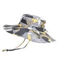 thumbnail image 1 of iHPH7 Chapeaux de Randonnée pour Hommes Chapeaux d'Extérieur pour Hommes Chapeau Seau Imperméable Chapeau de Pêche Chapeau Camouflage pour Hommes, Jaune Taille Unique, 1 of 5